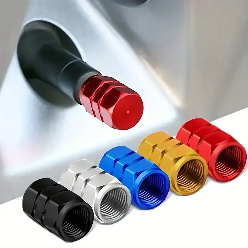4Pcs Aluminum Tire Valve Caps  - Motorcycle Valve Cover review and price