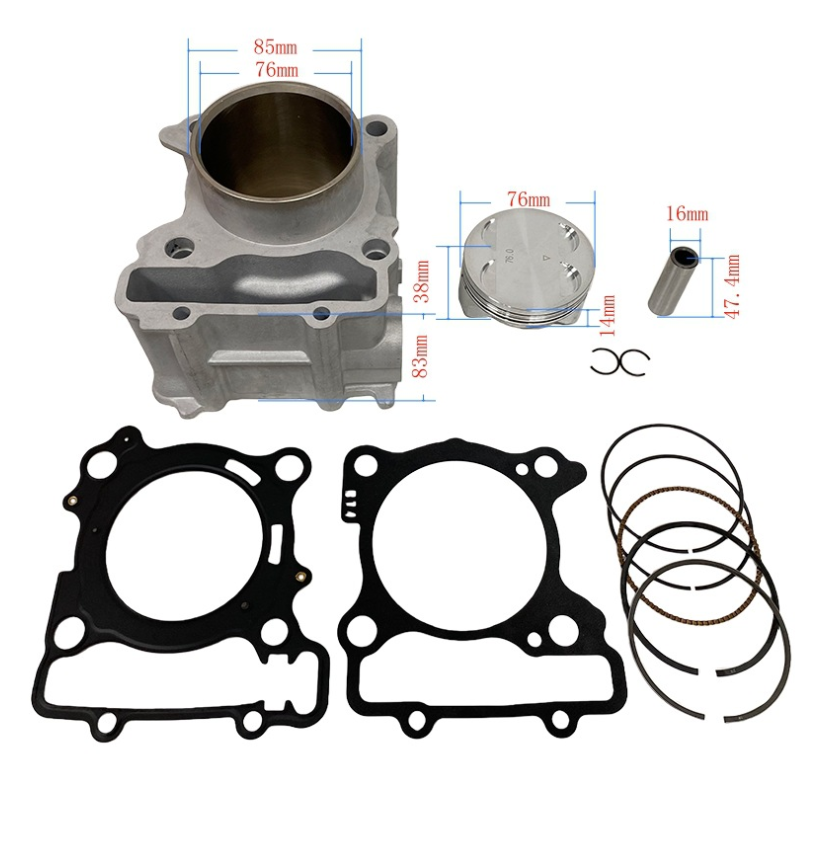 High Performance 76mm XMAX300  - Motorcycle Cylinder review and price