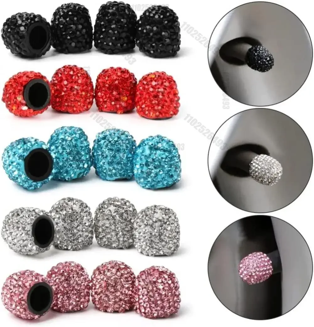 2/4PCS Diamond Car Tire Valve  - Motorcycle Valve Cover review and price